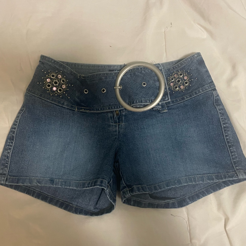 Early 2000s Angels Embellished Denim Women's Shorts